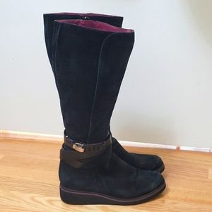EUC, Cole Haan black suede boots, 7.5